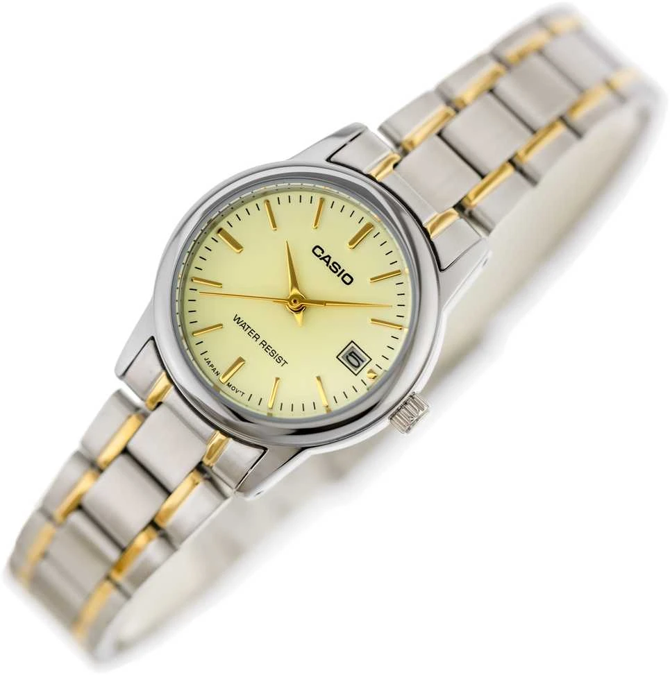Casio LTP-V002SG-9A moteriškas laikrodis + dėžutė