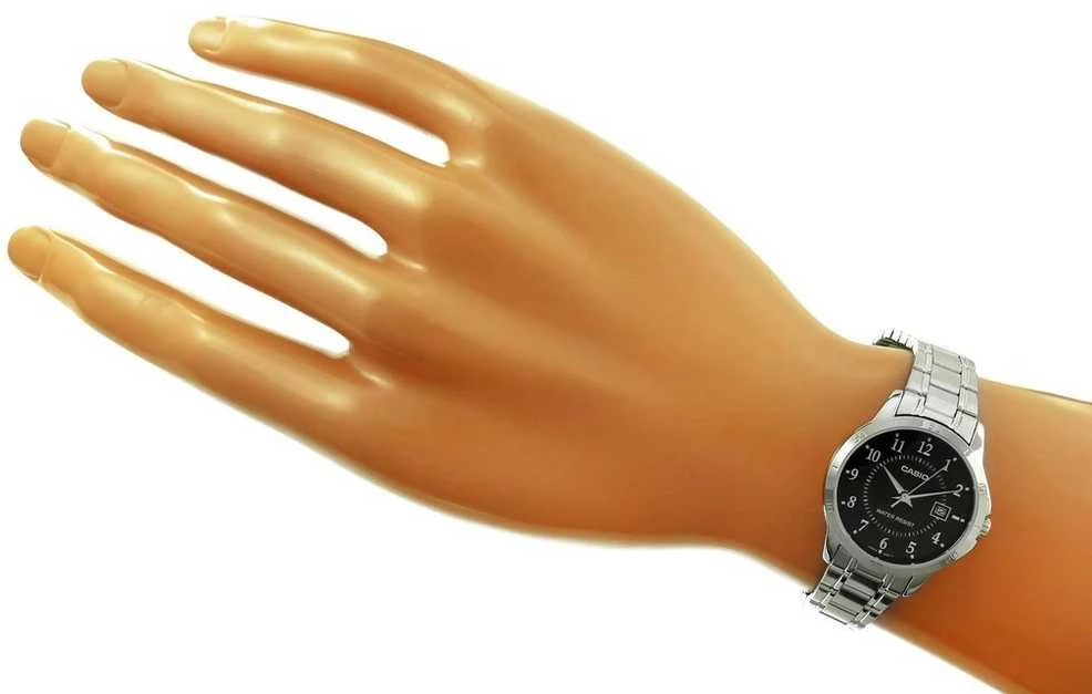 CASIO LTP-V004D-1BUDF moteriškas laikrodis (zd568a) + dėžutė