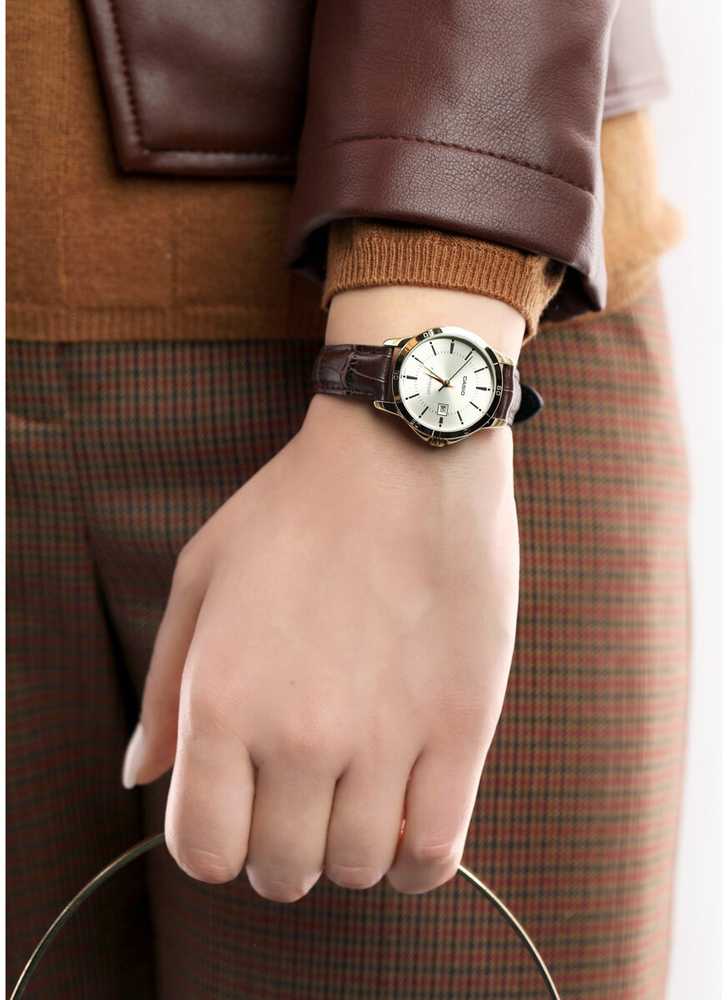 Moteriškas laikrodis CASIO LTP-V004GL-9A (zd569d) + BOX