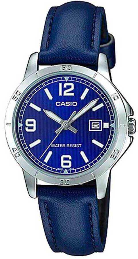 Casio LTP-V004L-2B moteriškas laikrodis (zd569g) + dėžutė
