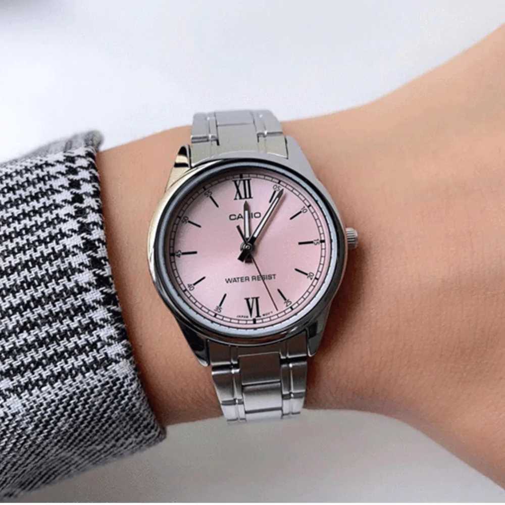 Laikrodis CASIO LTP-V005D-4B2 WOMEN'S WATCH (zd586h) + BOX