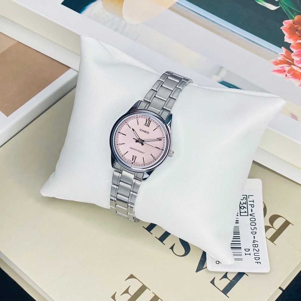 Laikrodis CASIO LTP-V005D-4B2 WOMEN'S WATCH (zd586h) + BOX