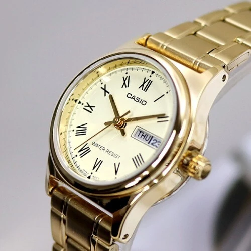CASIO LTP-V006G-9BUDF moteriškas laikrodis (zd585a) + dėžutė