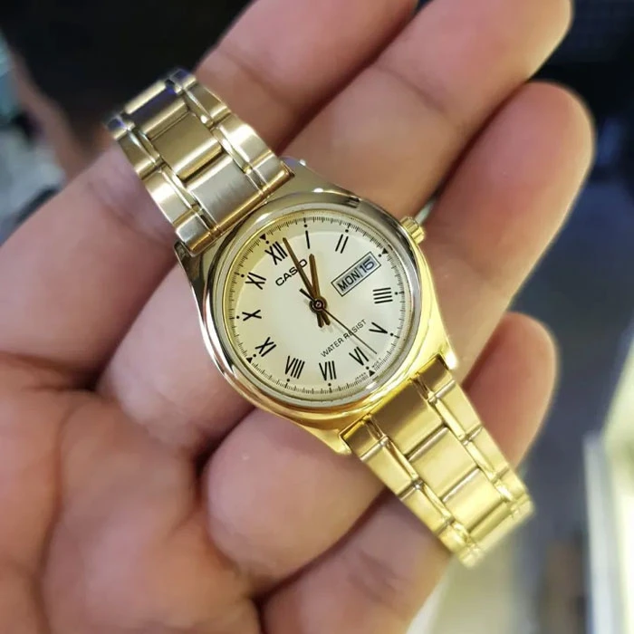 CASIO LTP-V006G-9BUDF moteriškas laikrodis (zd585a) + dėžutė
