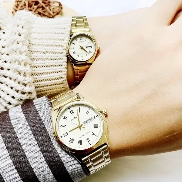 CASIO LTP-V006G-9BUDF moteriškas laikrodis (zd585a) + dėžutė