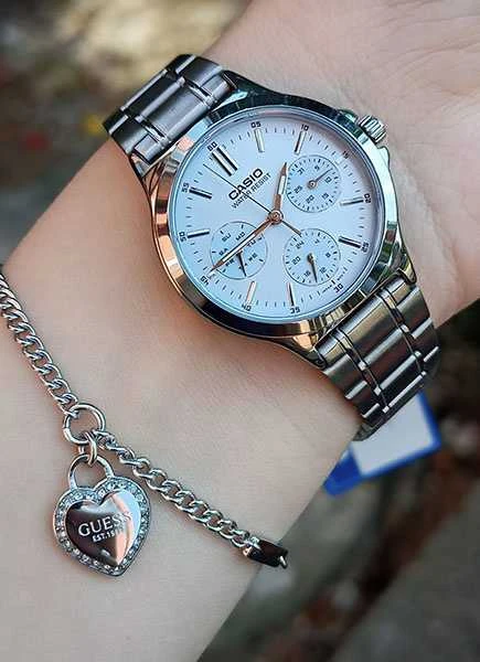 Laikrodis CASIO LTP-V300D-2AUDF WOMEN S WATCH (zd566f) + BOX