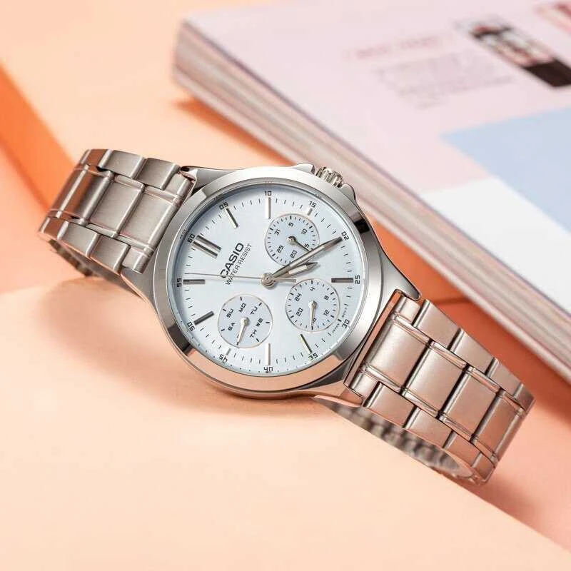 Laikrodis CASIO LTP-V300D-2AUDF WOMEN S WATCH (zd566f) + BOX