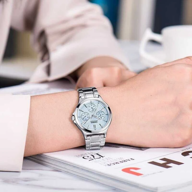 Laikrodis CASIO LTP-V300D-2AUDF WOMEN S WATCH (zd566f) + BOX
