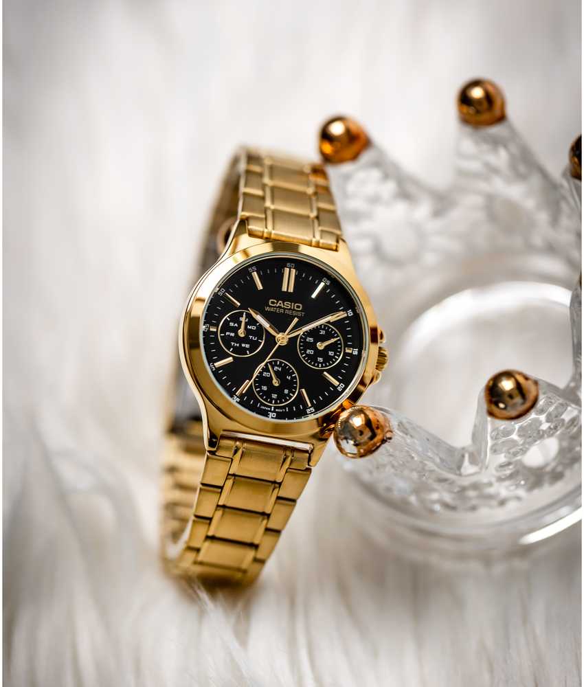 Laikrodis CASIO LTP-V300G-1AUDF WOMEN'S WATCH (zd566e) + BOX