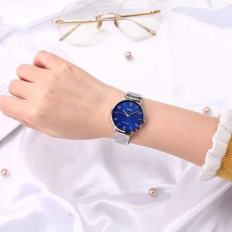 Laikrodis CASIO LTP-VT01D-2B2 WOMEN'S WATCH (zd613f) + BOX