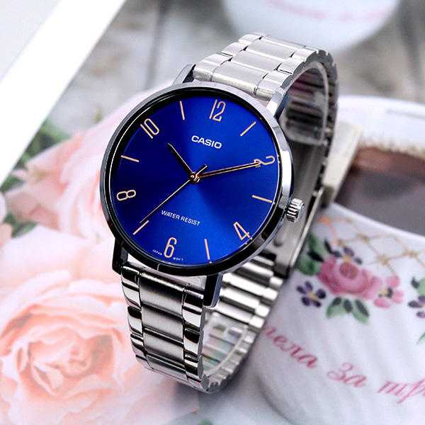 Laikrodis CASIO LTP-VT01D-2B2 WOMEN'S WATCH (zd613f) + BOX