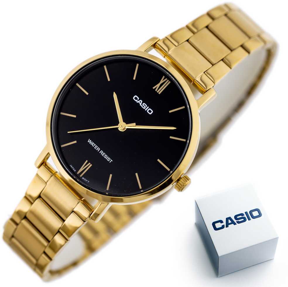 Laikrodis moterims CASIO LTP-VT01G-1B (zd613d) + BOX