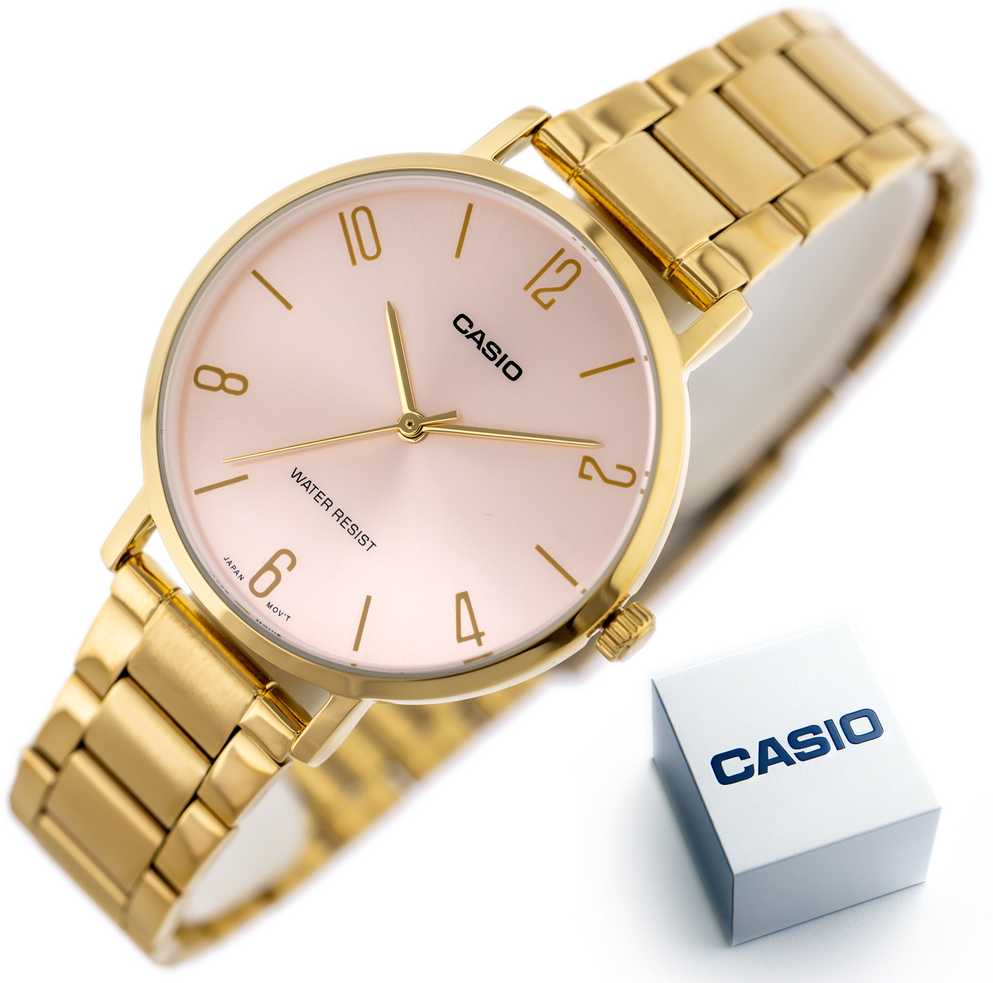 Moteriškas laikrodis CASIO LTP-VT01G-4B + BOX (zd613k)