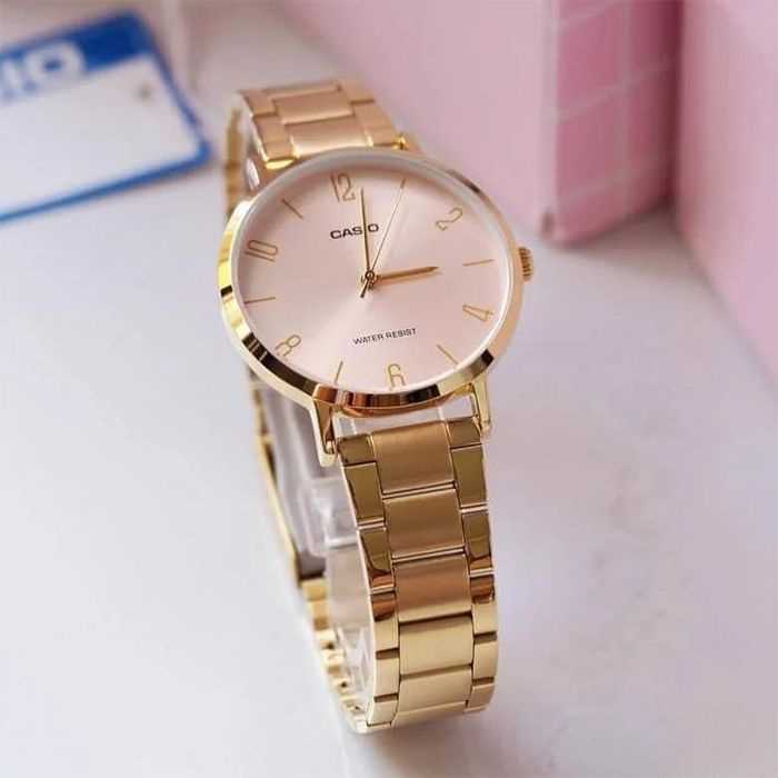 Moteriškas laikrodis CASIO LTP-VT01G-4B + BOX (zd613k)