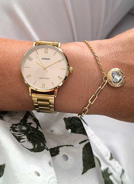 Moteriškas laikrodis CASIO LTP-VT01G-4B + BOX (zd613k)