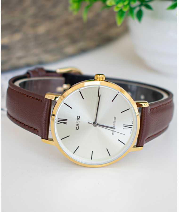 Casio LTP-VT01GL-9B moteriškas laikrodis + dėžutė
