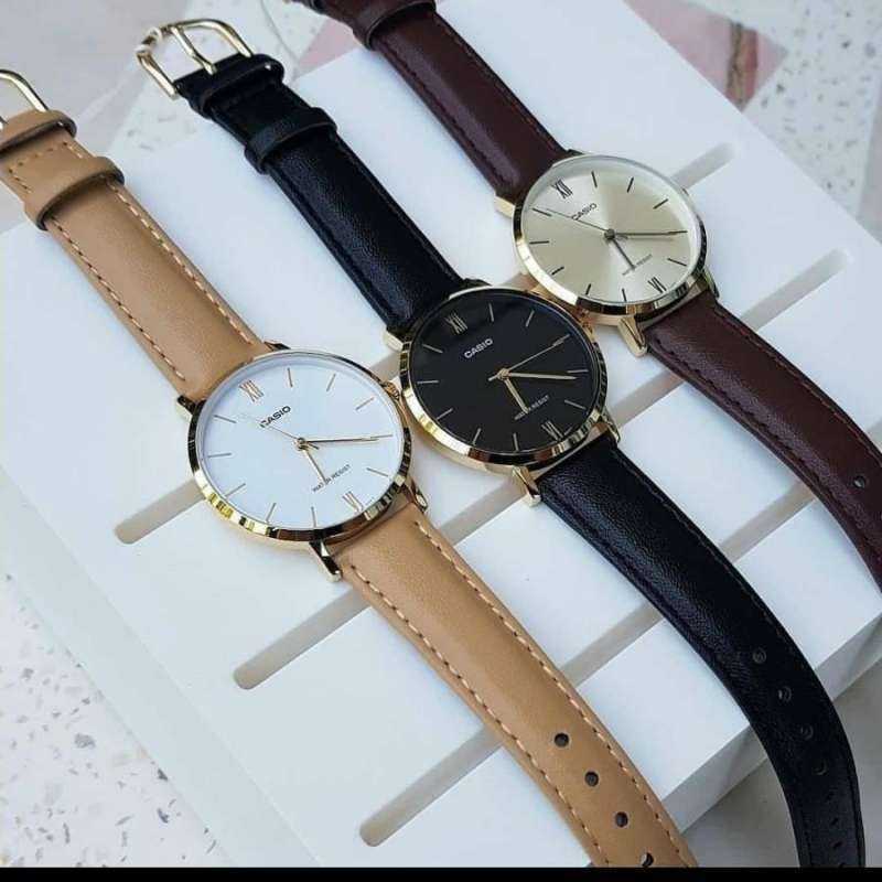 Casio LTP-VT01GL-9B moteriškas laikrodis + dėžutė