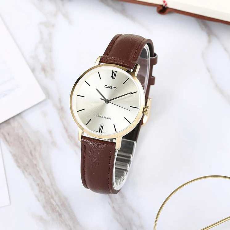 Casio LTP-VT01GL-9B moteriškas laikrodis + dėžutė