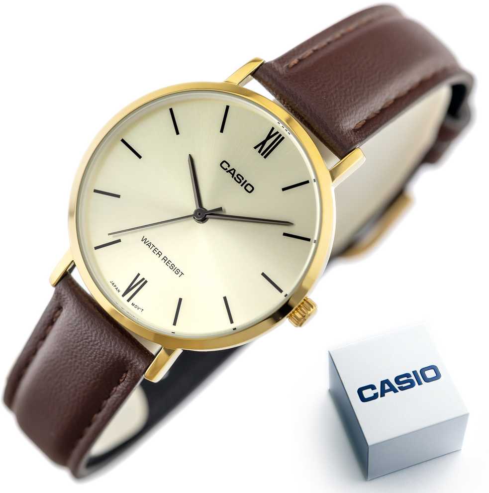 Casio LTP-VT01GL-9B moteriškas laikrodis + dėžutė