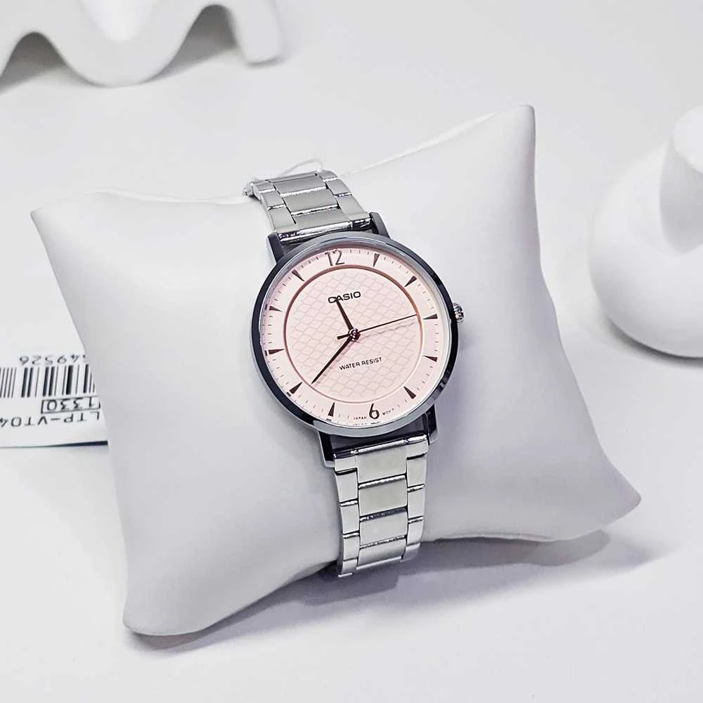 CASIO LTP-VT04D-4A moteriškas laikrodis (zd659c) + dėžutė