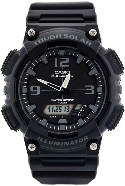 Laikrodis CASIO MEN S WATCH AQ-S810W 1A2V (zd044b) - SOLAR POWERED + BOX