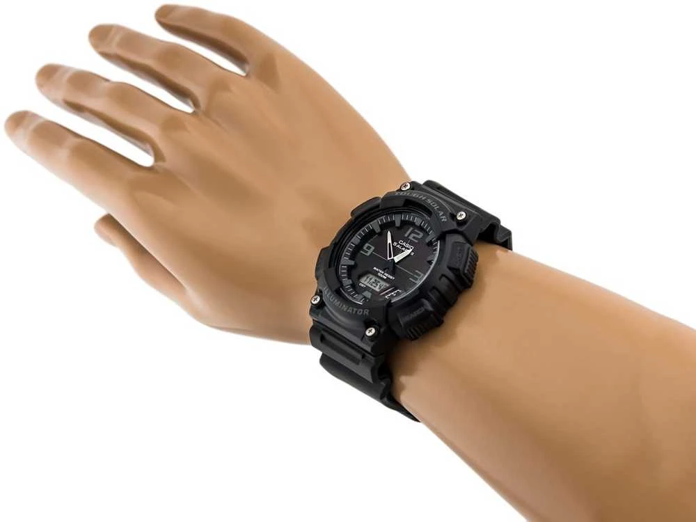 Laikrodis CASIO MEN S WATCH AQ-S810W 1A2V (zd044b) - SOLAR POWERED + BOX