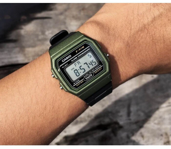 Vyriškas laikrodis CASIO F-91WM-3AER (zd102f)