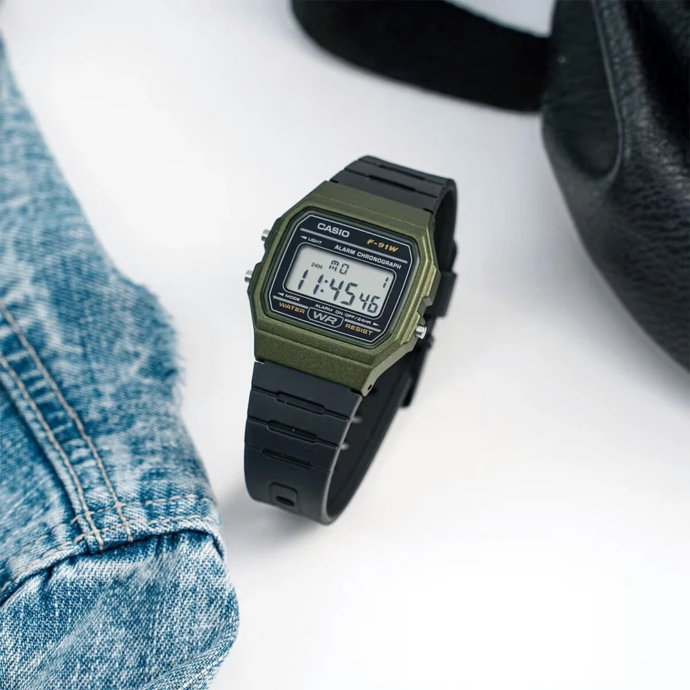 Vyriškas laikrodis CASIO F-91WM-3AER (zd102f)