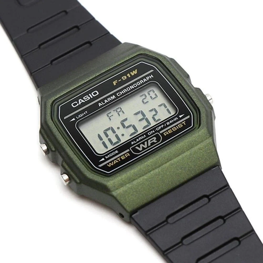 Vyriškas laikrodis CASIO F-91WM-3AER (zd102f)