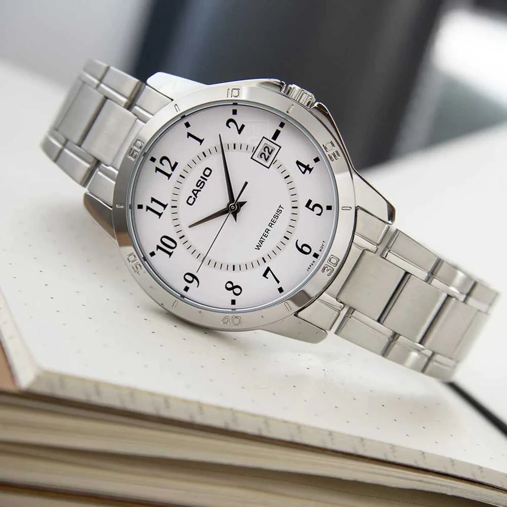 Laikrodis vyrams CASIO MTP-V004D 7B (zd047b) + dėžutė