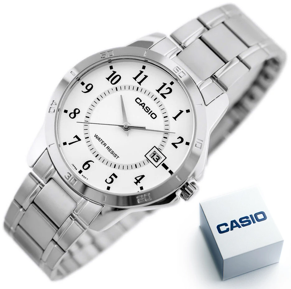 Laikrodis vyrams CASIO MTP-V004D 7B (zd047b) + dėžutė