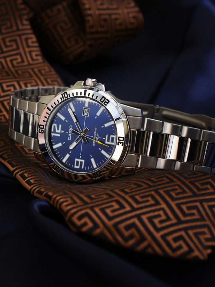 Laikrodis vyrams CASIO MTP-VD01D-2B (zd175a) + BOX