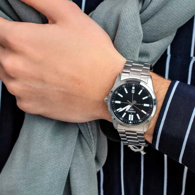 Laikrodis CASIO MEN'S WATCH MTP-VD02D-1E (zd217b) + BOX