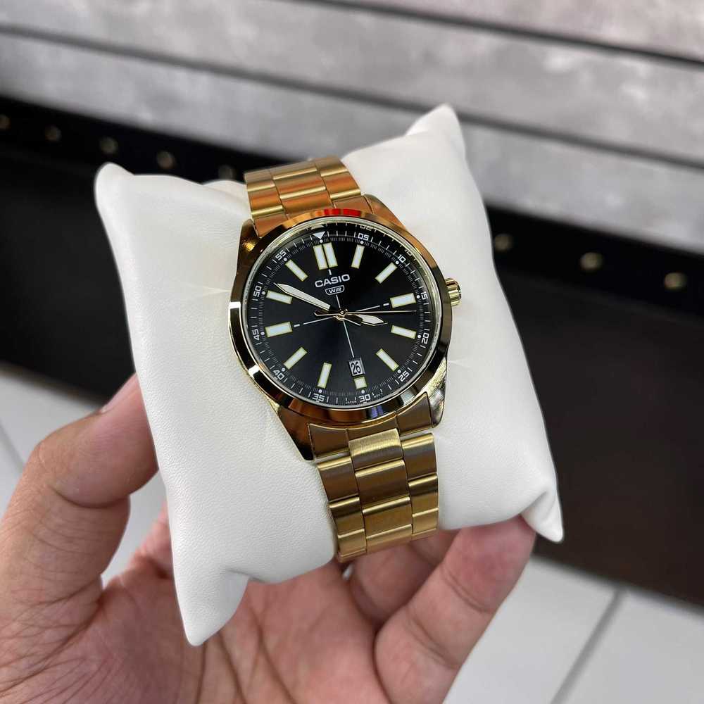 Laikrodis CASIO MEN'S WATCH MTP-VD02G-1E (zd217c) + BOX