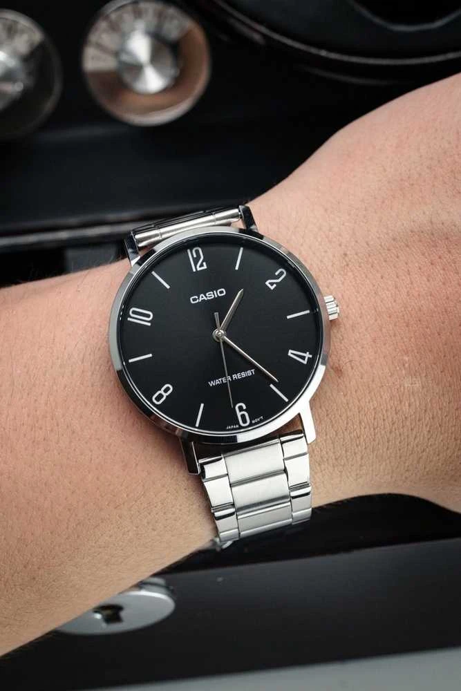 CASIO VYRIŠKAS LAIKRODIS MTP-VT01D-1B2 (zd165i) + DĖŽUTĖ