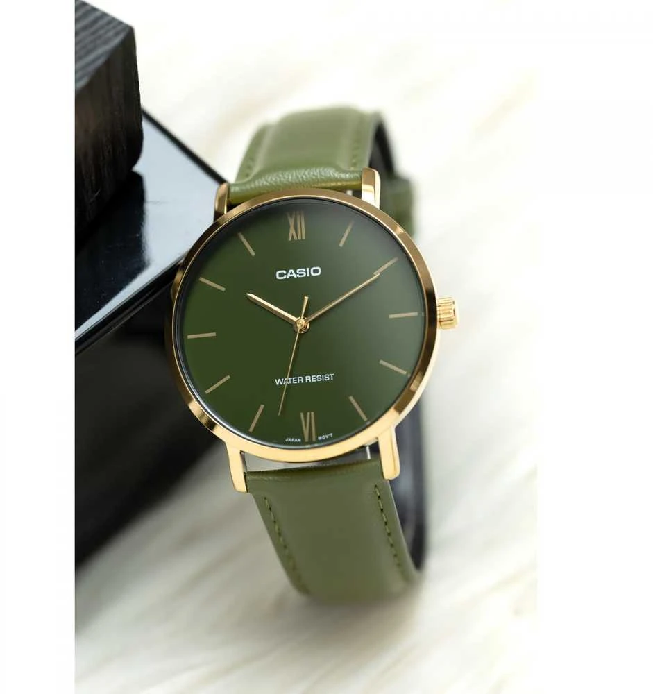 Laikrodis CASIO MEN'S WATCH MTP-VT01GL-3B + BOX