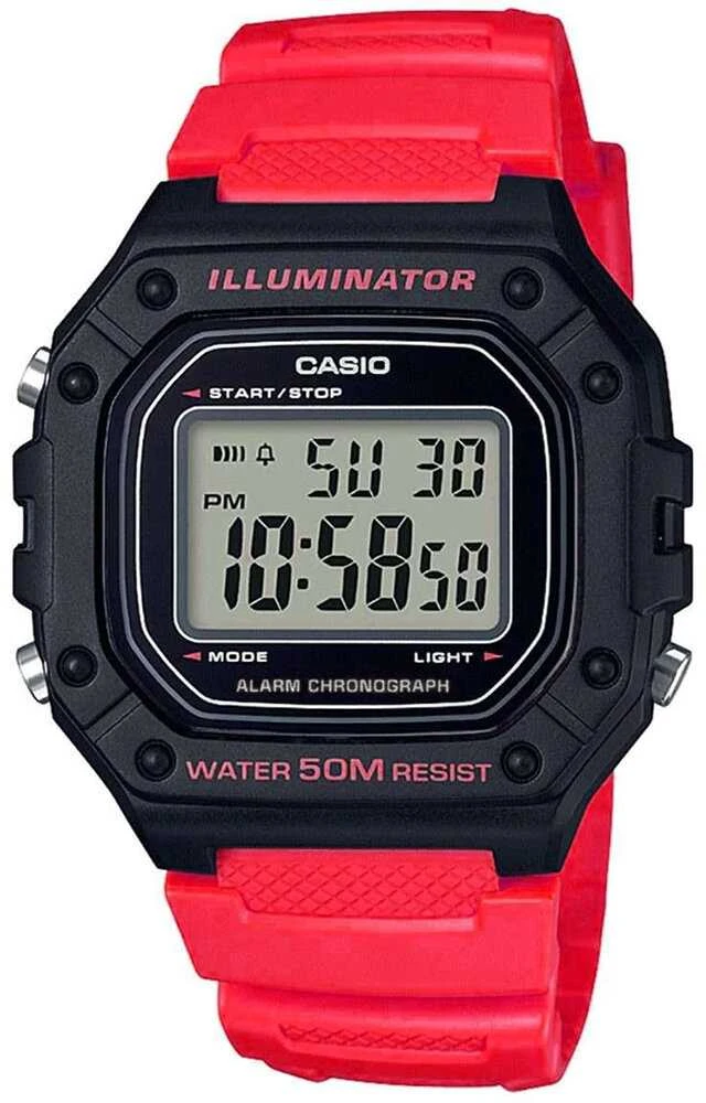 Laikrodis vyrams CASIO W-218H-4B + dėžutė