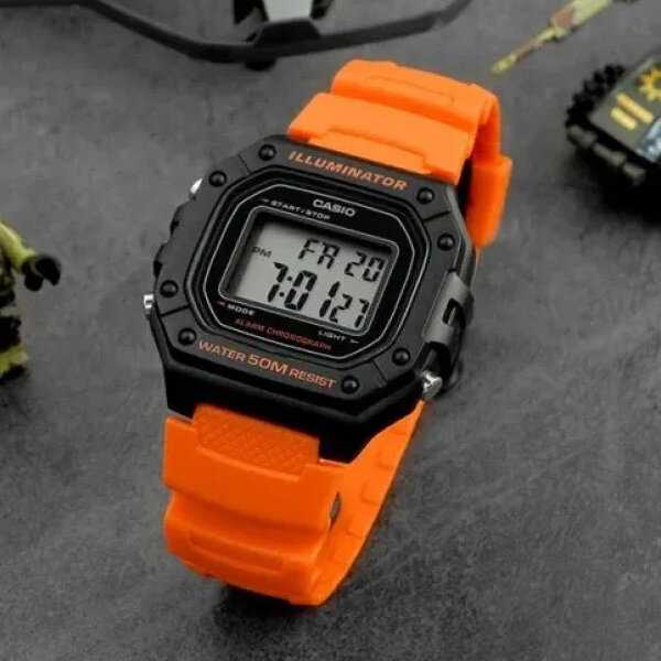 Vyriškas laikrodis CASIO W-218H-4B2 + BOX