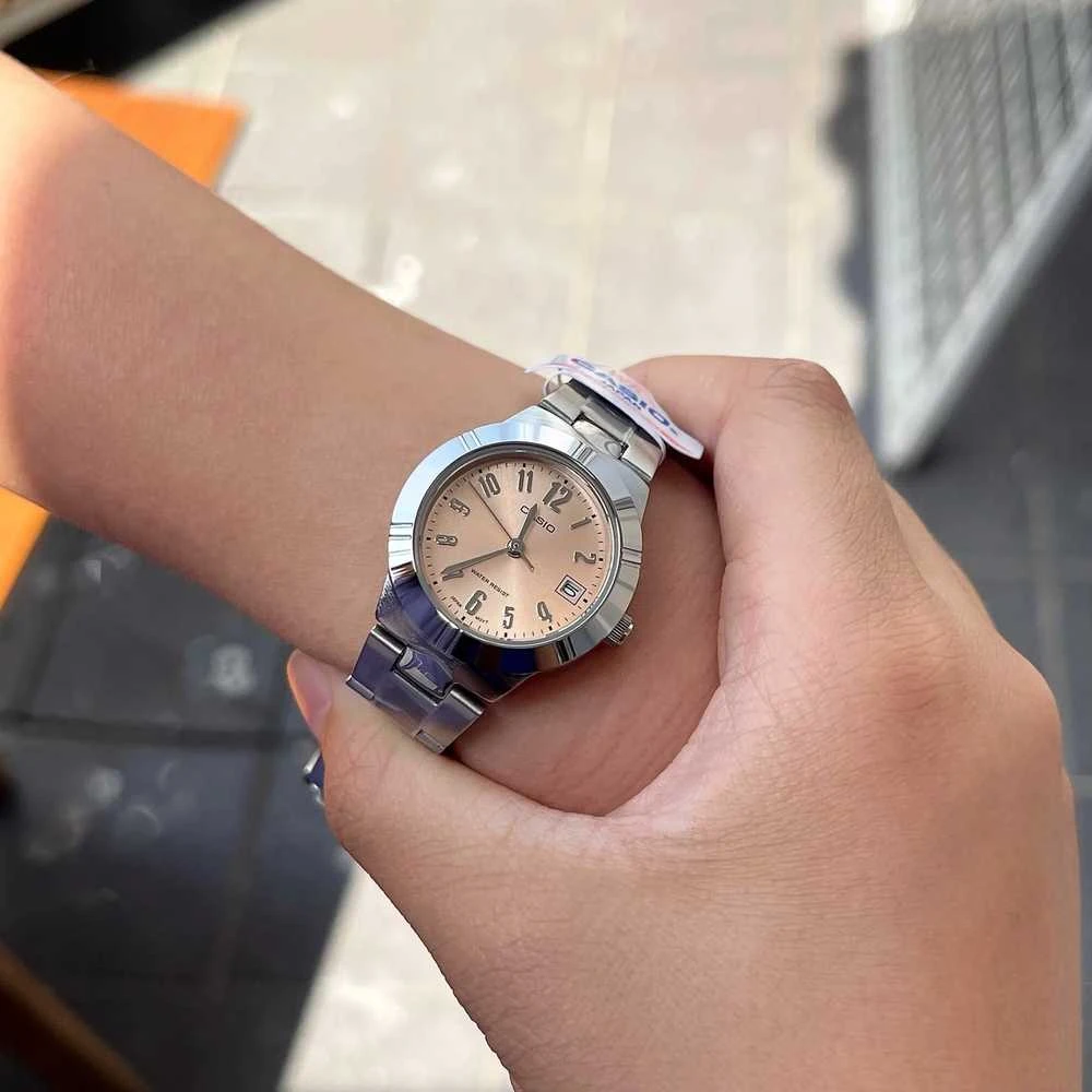 CASIO MOTERIŠKAS LAIKRODIS LTP-1241D-4A3 + DĖŽUTĖ