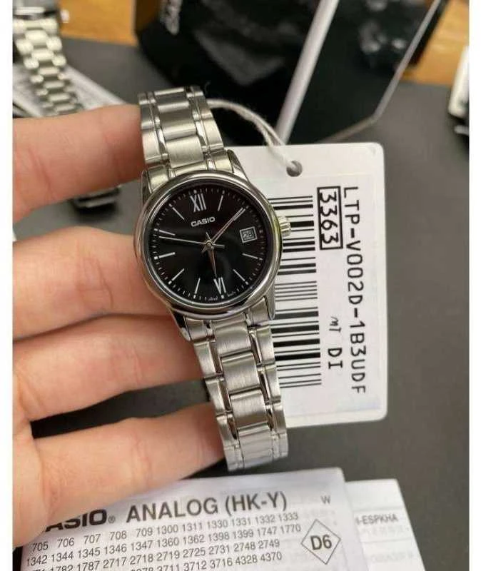 Casio moteriškas laikrodis LTP-V002D-1B3UDF + dėžutė