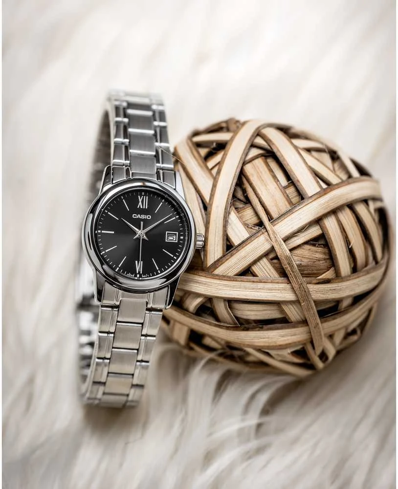 Casio moteriškas laikrodis LTP-V002D-1B3UDF + dėžutė
