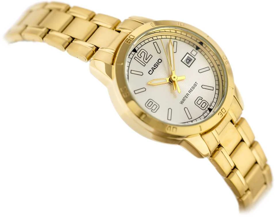 Casio moteriškas laikrodis LTP-V004G-7B2 (zd642b) + dėžutė