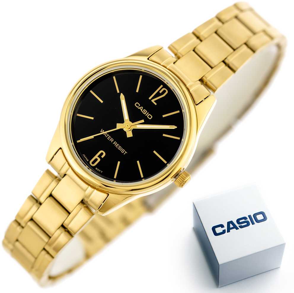 Casio moteriškas LTP-V005G-1B laikrodis + dėžutė