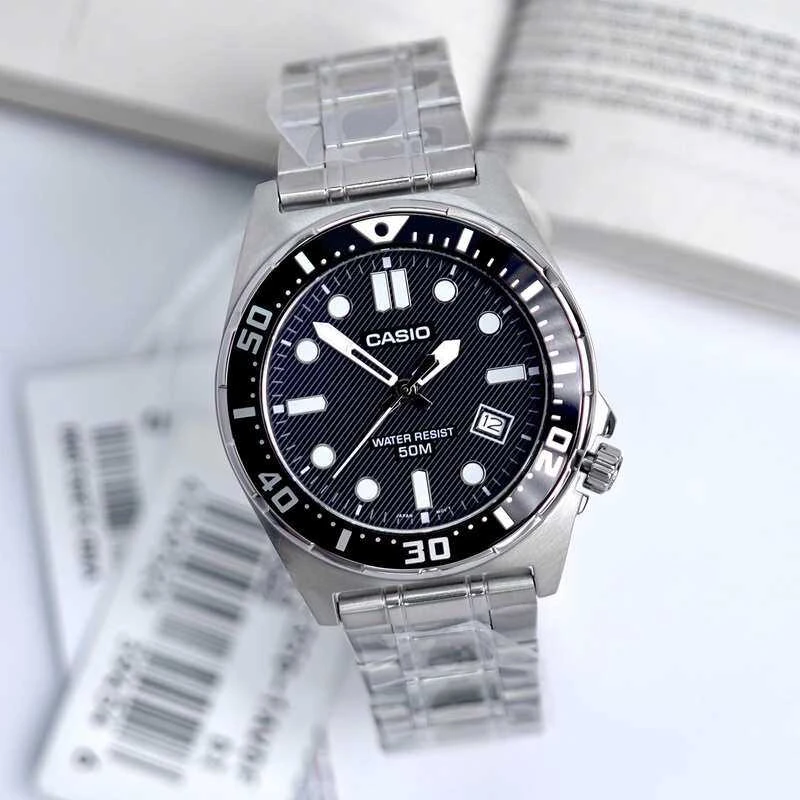 Casio MTD-135D-1A vyriškas laikrodis + dėžutė