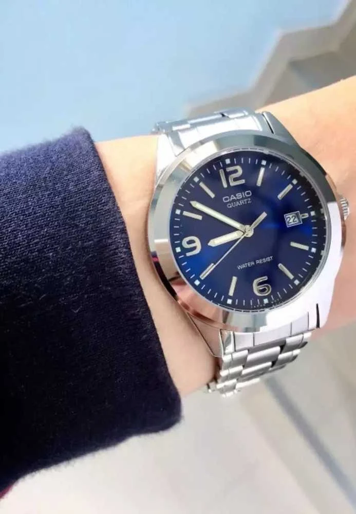 Casio MTP-1215A-2ADF vyriškas laikrodis + dėžutė