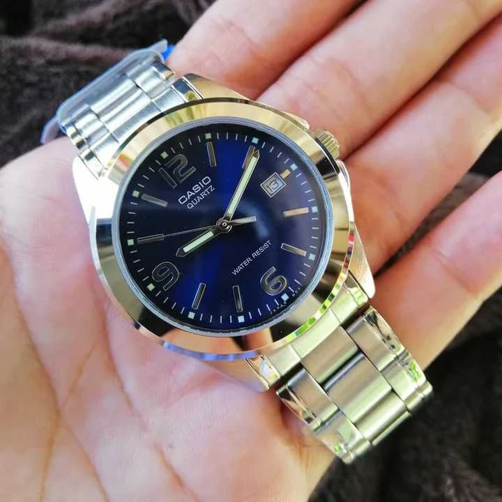 Casio MTP-1215A-2ADF vyriškas laikrodis + dėžutė
