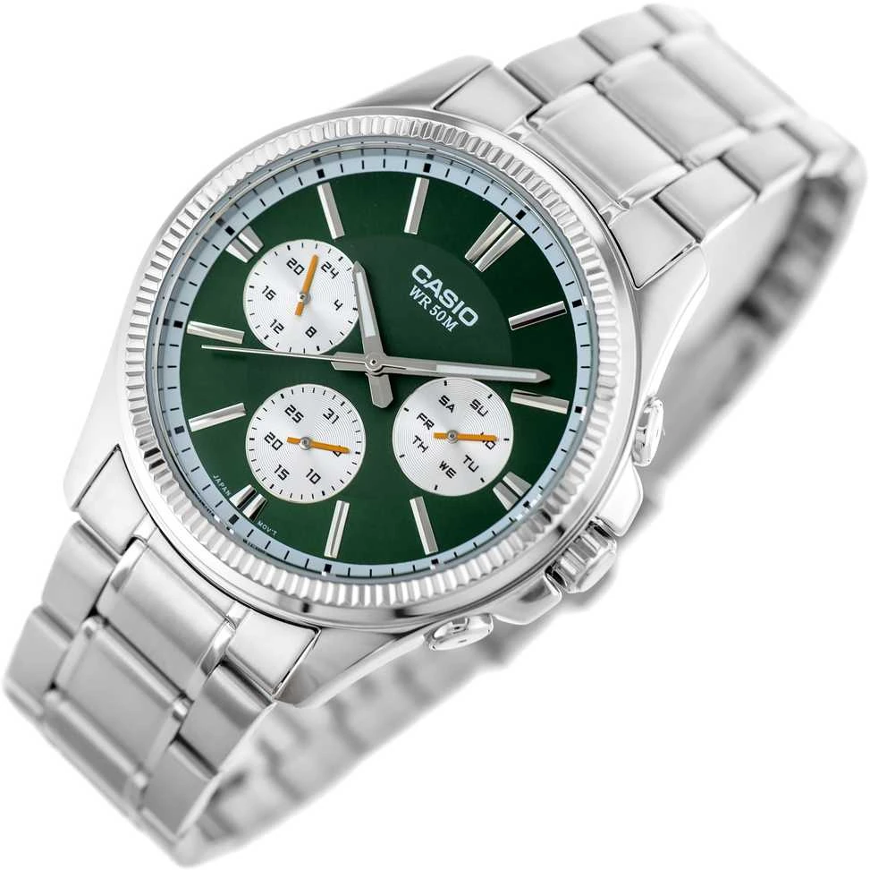Vyriškas laikrodis CASIO MTP-1375D-3AVDF (zd112f) + BOX