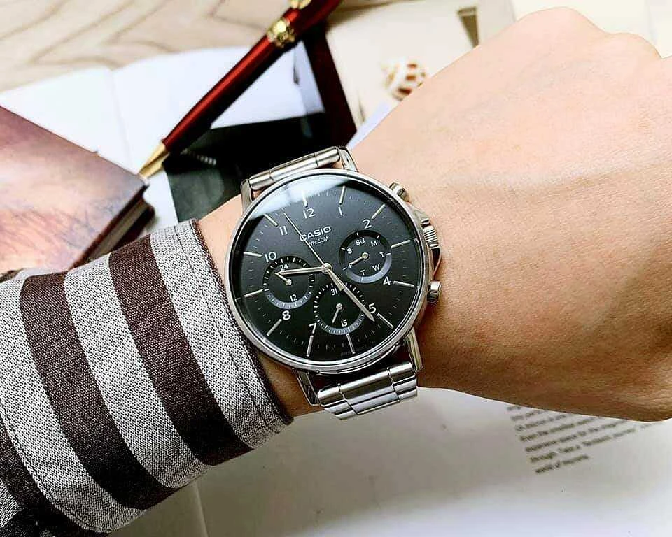 CASIO MTP-E321D-1A VYRIŠKAS LAIKRODIS (zd269a) + DĖŽUTĖ