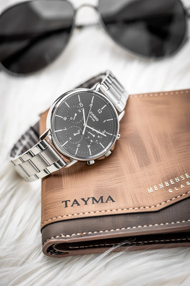 CASIO MTP-E321D-1A VYRIŠKAS LAIKRODIS (zd269a) + DĖŽUTĖ
