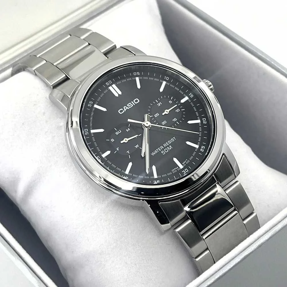 CASIO MTP-E335D-1E VYRIŠKAS LAIKRODIS (zd274a) + DĖŽUTĖ